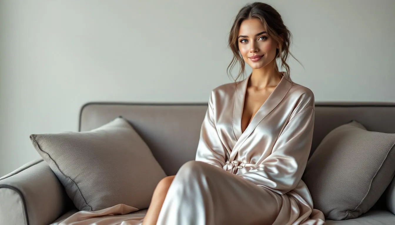 A patient recovering after breast augmentation surgery.